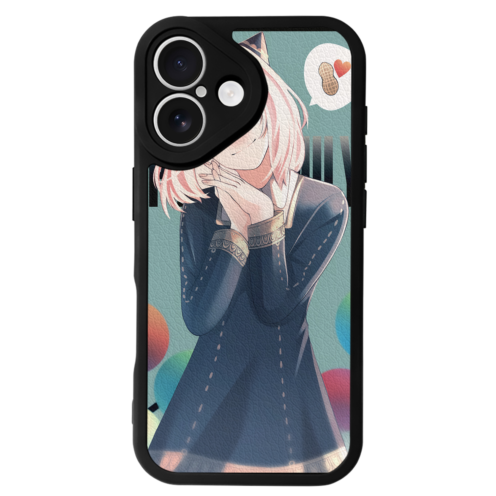 （画像用） SPY×FAMILY间谍家家酒 【iPhone 16シリーズ対応】シリコンスマホケース（レザー調） 材質：シリコン